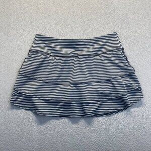 Athleta Womens Track Stripe‎ Swagger Skort Size Small Striped